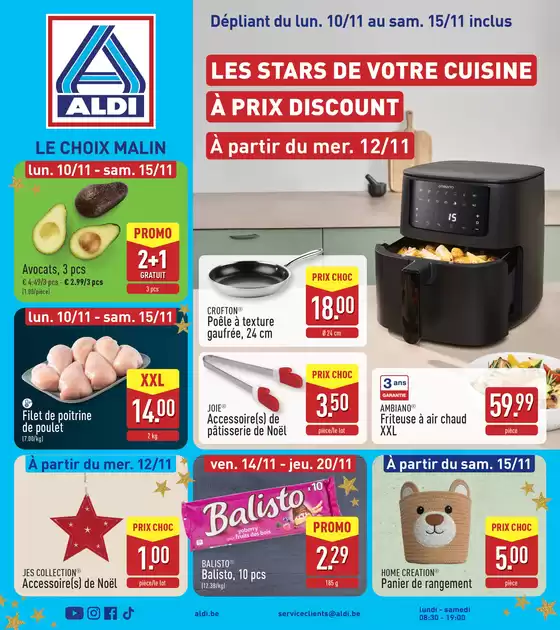 Catalogue Aldi à Genappe | Offres exclusives pour nos clients | 2025-11-10T00:00:00.000Z - 2025-11-20T00:00:00.000Z