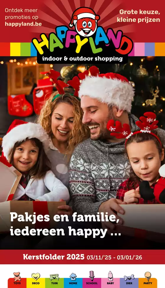 Catalogue Happyland | Kerstfolder 2025 | 2025-11-03T00:00:00.000Z - 2026-01-03T00:00:00.000Z