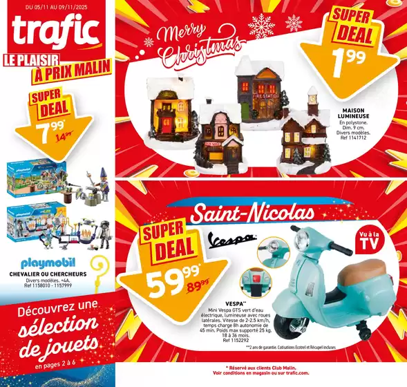 Catalogue trafic à Renaix | FR - folder trafic | 2025-11-05T00:00:00.000Z - 2025-11-09T00:00:00.000Z