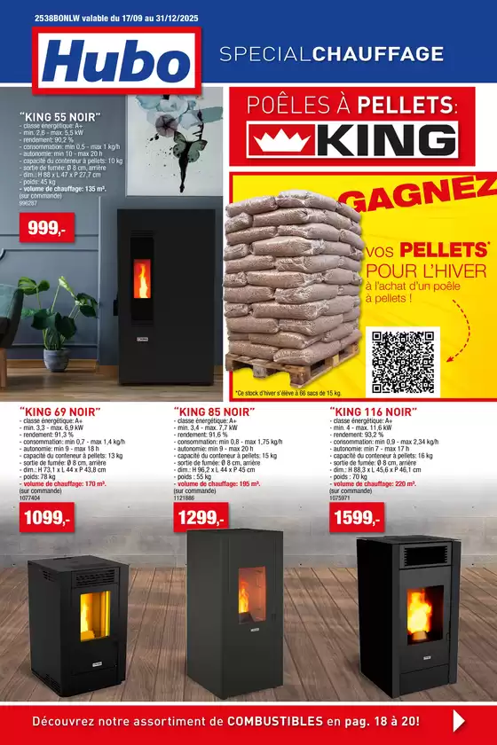 Catalogue Hubo à Diest | Hubo Special chauffage FR | 2025-09-17T00:00:00.000Z - 2025-12-31T00:00:00.000Z