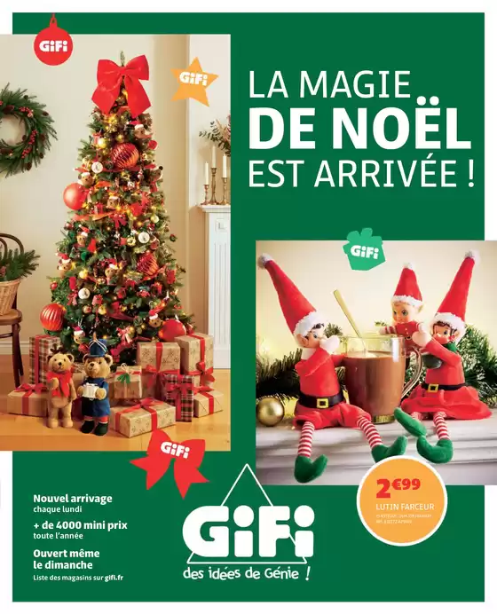 Catalogue GiFi à Bruxelles | La Magie De NoËl Est ArrivÉE ! | 2025-11-05T00:00:00.000Z - 2025-11-12T00:00:00.000Z