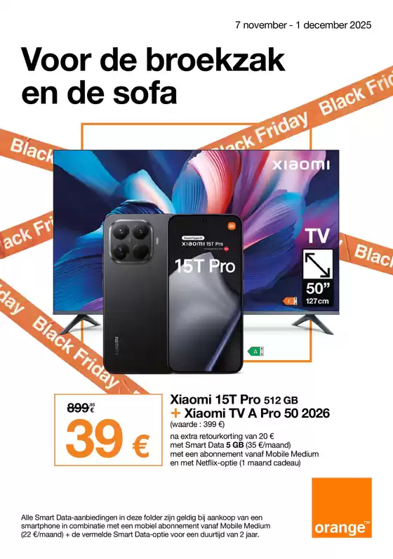 Catalogue Orange | Voor De Broekzak En De Sofa | 2025-11-07T00:00:00.000Z - 2025-12-01T00:00:00.000Z