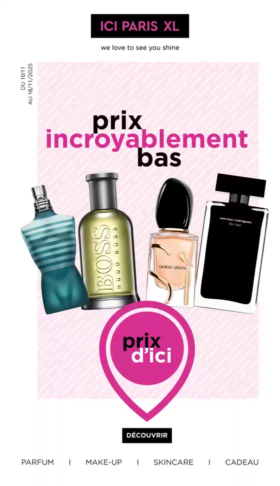 Catalogue ICI PARIS XL | Week 46 FR | 2025-11-10T00:00:00.000Z - 2025-11-16T00:00:00.000Z