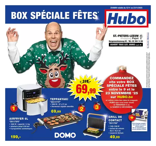 Catalogue Hubo à Bruxelles | Hubo Dépliant valable jusqu'au 23/11/2025 FR | 2025-11-12T00:00:00.000Z - 2025-11-23T00:00:00.000Z