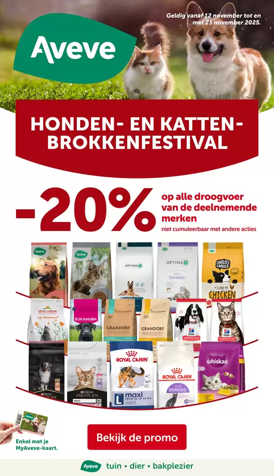 Catalogue AVEVE à Bruxelles | Folder AVEVE - NL | 2025-11-12T00:00:00.000Z - 2025-11-23T00:00:00.000Z