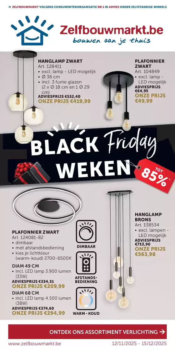 Catalogue Zelfbouwmarkt | Black Weken | 2025-11-12T00:00:00.000Z - 2025-12-15T00:00:00.000Z
