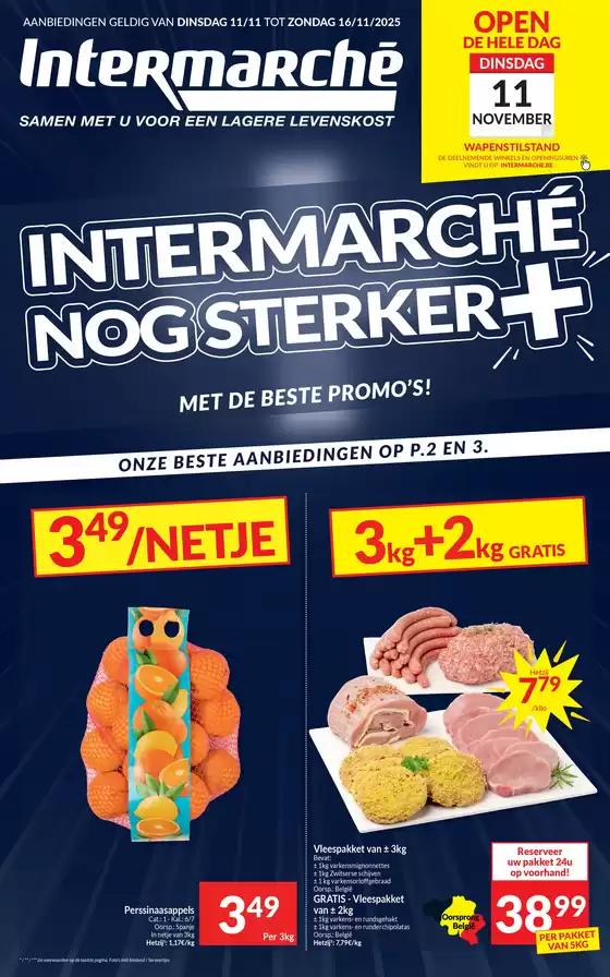 Catalogue Intermarché | ontdek de folder van 11 11 25 - NL | 2025-11-11T00:00:00.000Z - 2025-11-16T00:00:00.000Z