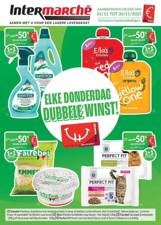 Catalogue Intermarché | ontdek de novemberaanbiedingen met de intermarche kaart 2025 - NL | 2025-11-01T00:00:00.000Z - 2025-11-30T00:00:00.000Z
