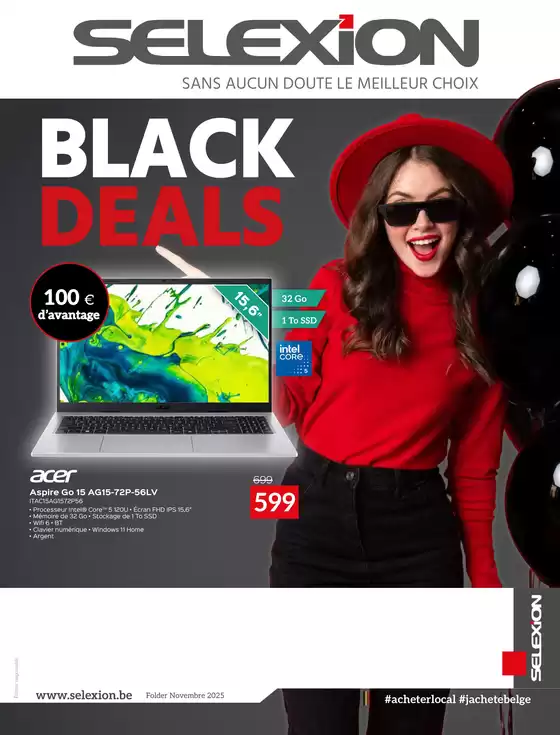 Catalogue Selexion à Bierbeek | IT Black Deals FR | 2025-11-14T00:00:00.000Z - 2025-12-01T00:00:00.000Z