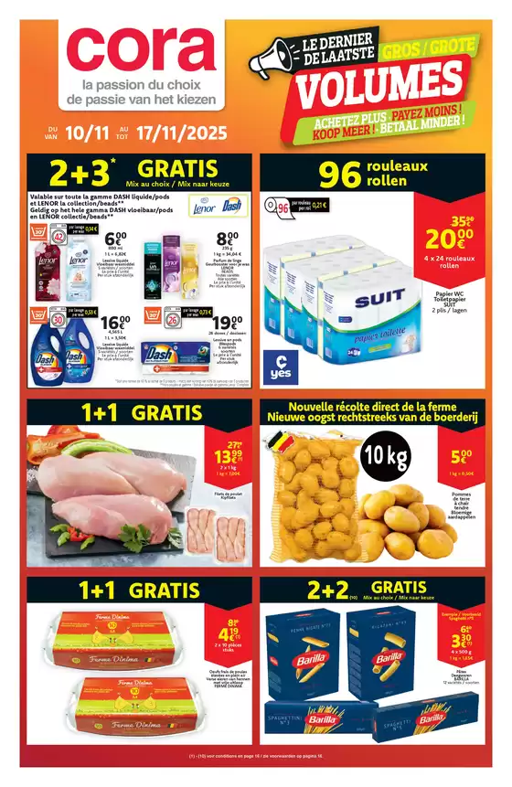 Catalogue Cora à Bruxelles | Offres exclusives pour nos clients | 2025-10-11T00:00:00.000Z - 2025-11-17T00:00:00.000Z