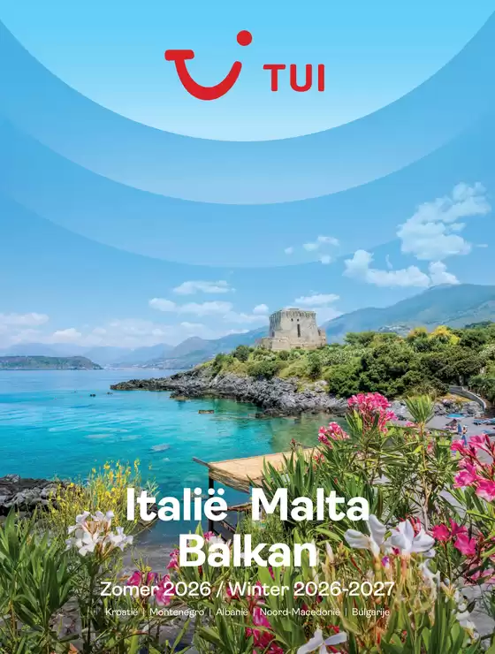 Catalogue TUI | Italië, Malta, Balkan | 2026-01-01T00:00:00.000Z - 2027-12-31T00:00:00.000Z