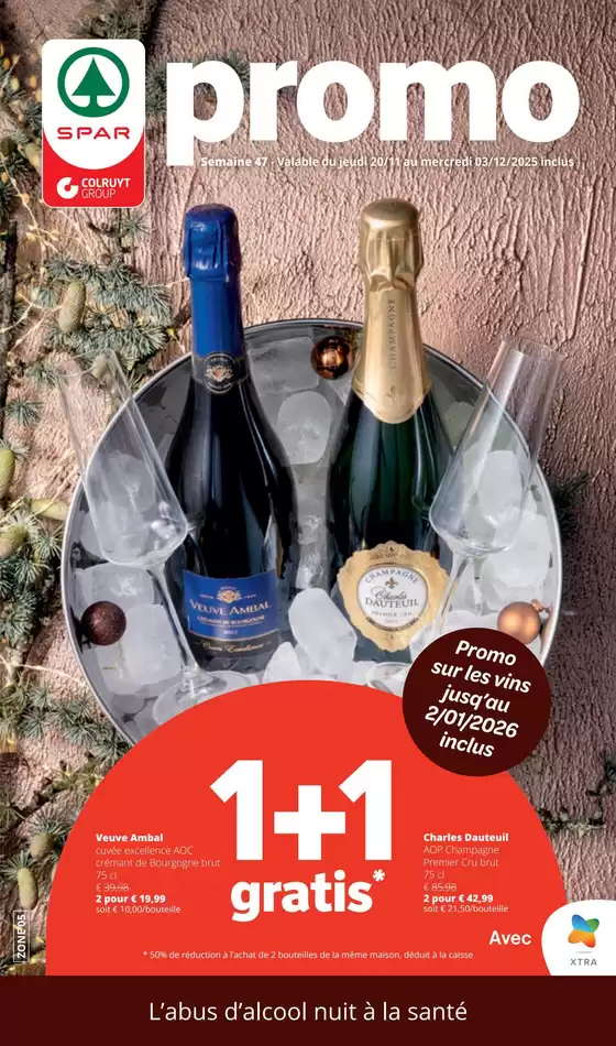 Catalogue SPAR | Meilleures offres pour tous les chasseurs de bonnes affaires | 2025-11-20T00:00:00.000Z - 2025-12-03T00:00:00.000Z