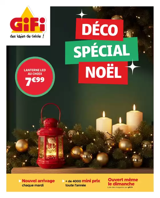 Catalogue GiFi à Charleroi | Déco Spécial Noël | 2025-11-18T00:00:00.000Z - 2025-12-30T00:00:00.000Z