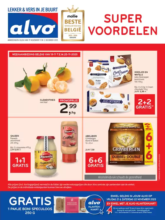 Catalogue Alvo | Alvo Onze folder,boordevol aanbiedingen - NL | 2025-11-19T00:00:00.000Z - 2025-12-02T00:00:00.000Z