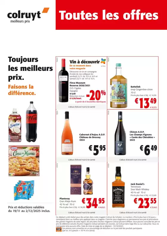 Catalogue Colruyt | Meilleures offres pour tous les clients | 2025-11-19T00:00:00.000Z - 2025-12-02T00:00:00.000Z