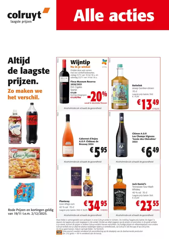 Catalogue Colruyt | Super offre pour les chasseurs de bonnes affaires | 2025-11-19T00:00:00.000Z - 2025-12-02T00:00:00.000Z