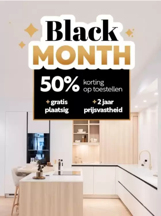 Catalogue De Keukenbouwer à Schoten | Black Month | 2025-11-19T00:00:00.000Z - 2025-12-03T00:00:00.000Z