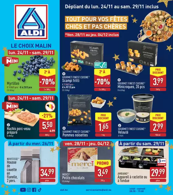 Catalogue Aldi | Offres et promotions actuelles | 2025-11-24T00:00:00.000Z - 2025-12-04T00:00:00.000Z