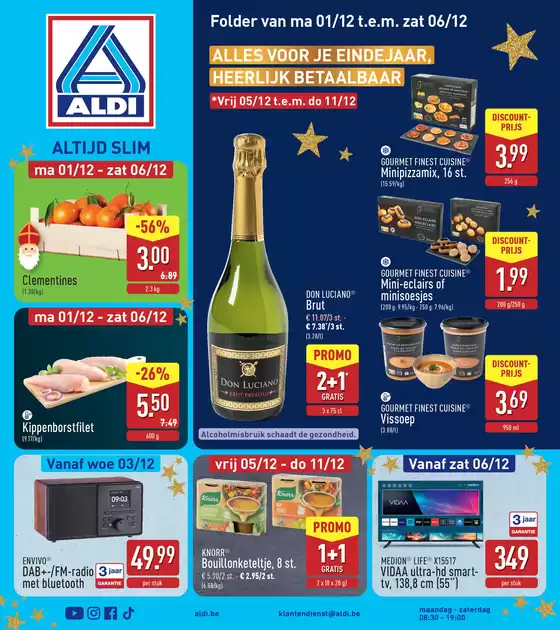 Catalogue Aldi à Renaix | Promotions spéciales en cours | 2025-12-01T00:00:00.000Z - 2025-12-11T00:00:00.000Z