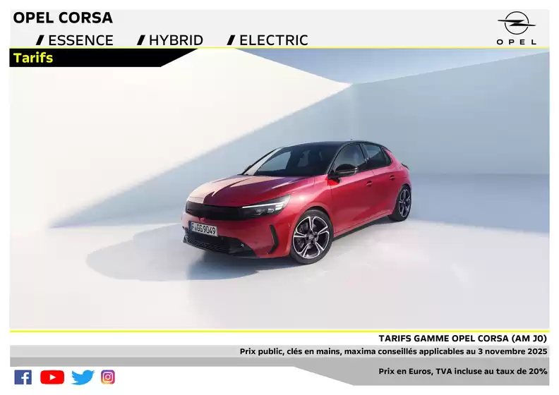 Catalogue Opel | Corsa | 2025-11-26T00:00:00.000Z - 2026-11-26T00:00:00.000Z