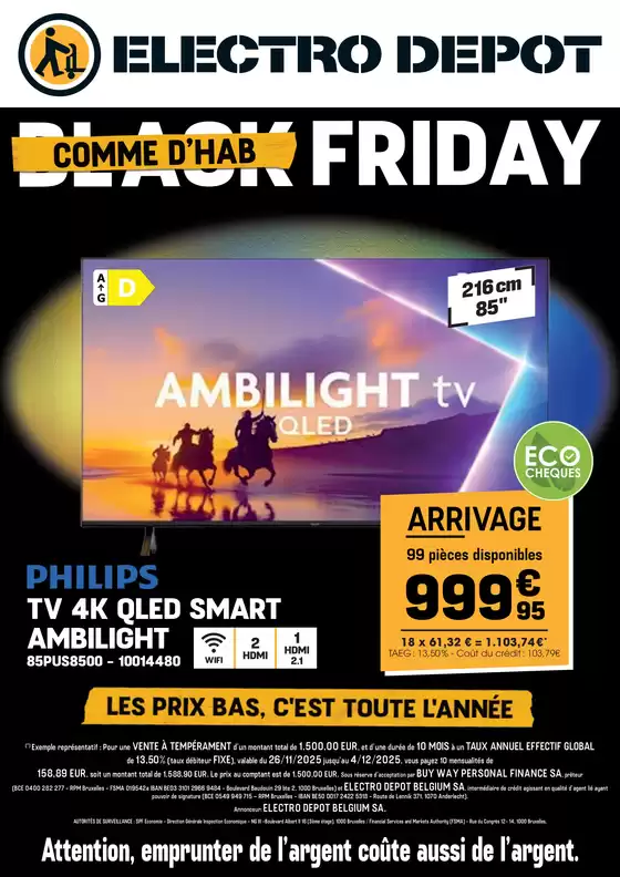 Catalogue Electrodepot | Friday FR | 2025-11-26T00:00:00.000Z - 2025-12-04T00:00:00.000Z