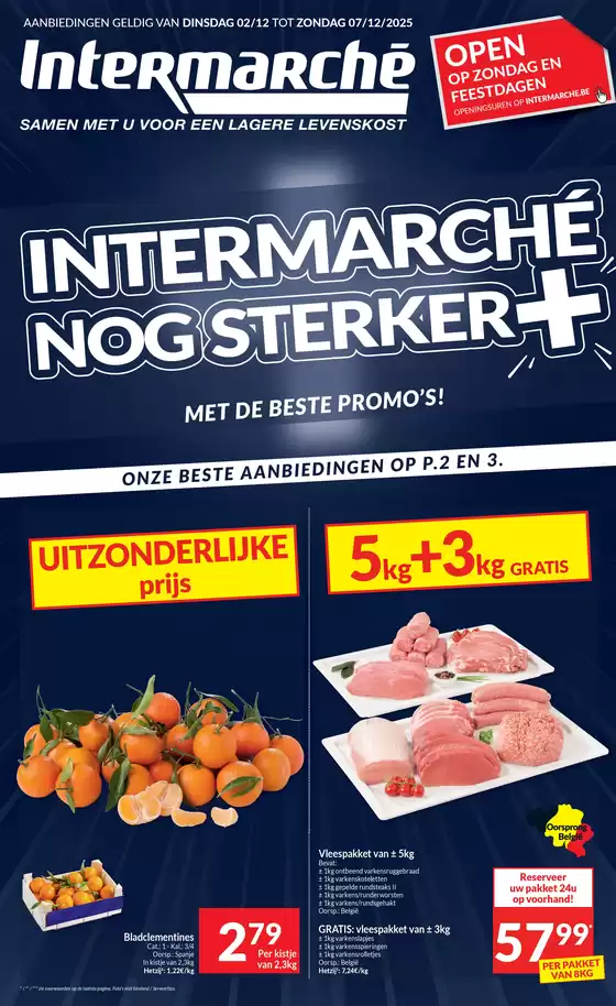 Catalogue Intermarché | ontdek de folder van 02 12 25 - NL | 2025-12-02T00:00:00.000Z - 2025-12-07T00:00:00.000Z
