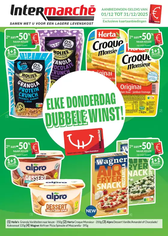 Catalogue Intermarché | de decemberaanbiedingen met de intermarche kaart 2025 - NL | 2025-01-12T00:00:00.000Z - 2025-12-31T00:00:00.000Z