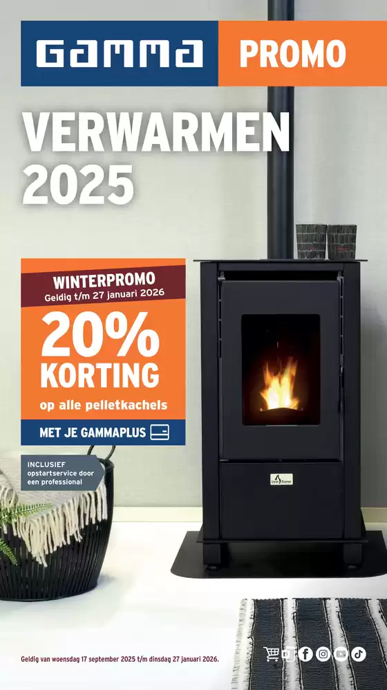 Catalogue GAMMA à Charleroi | Offres exclusives pour nos clients | 2025-09-17T00:00:00.000Z - 2026-01-27T00:00:00.000Z