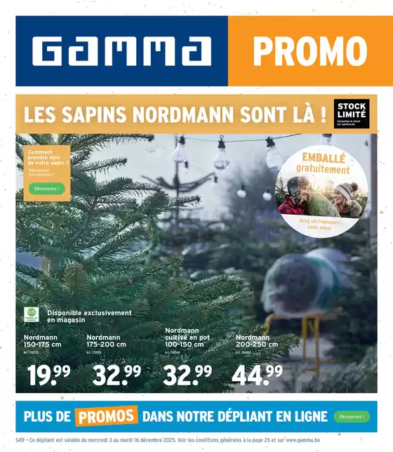 Catalogue GAMMA | Réductions et promotions | 2025-12-03T00:00:00.000Z - 2025-12-16T00:00:00.000Z