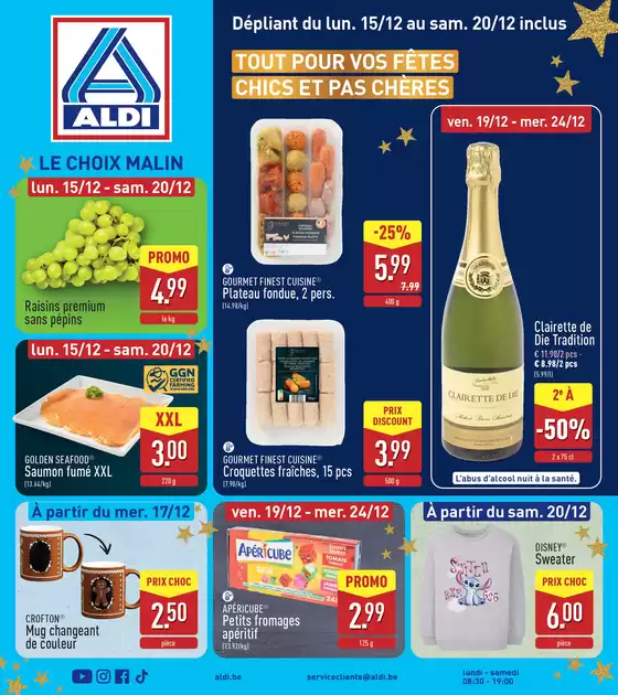 Catalogue Aldi | Meilleures offres et réductions | 2025-12-15T00:00:00.000Z - 2025-12-24T00:00:00.000Z