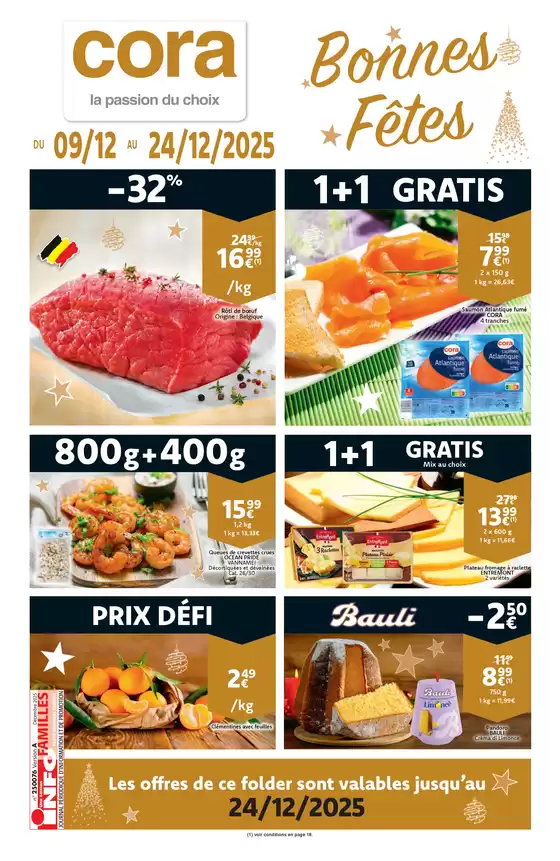 Catalogue Cora à Hasselt | Offres exclusives et bonnes affaires | 2025-12-09T00:00:00.000Z - 2025-12-24T00:00:00.000Z