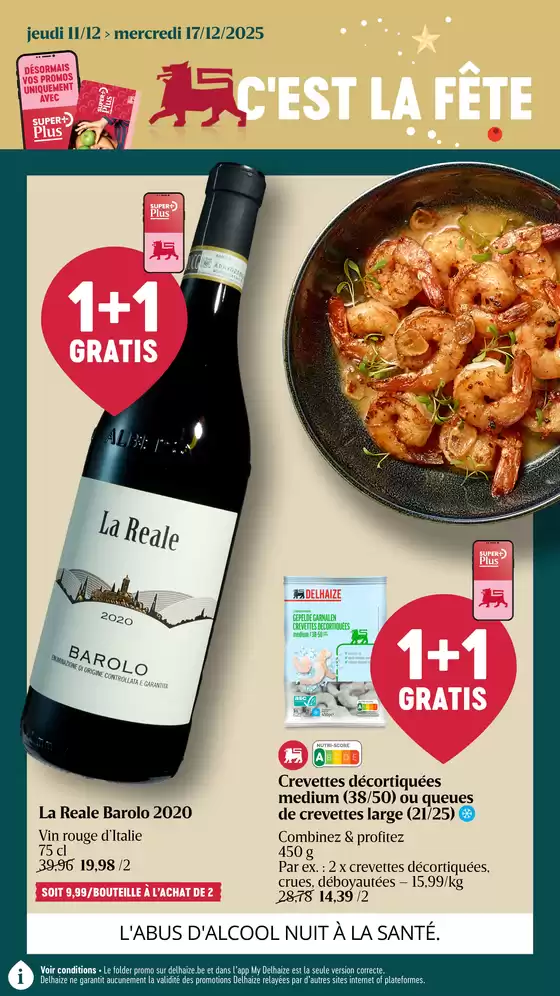 Catalogue Delhaize | Bonnes affaires et offres actuelles | 2025-12-11T00:00:00.000Z - 2025-12-17T00:00:00.000Z