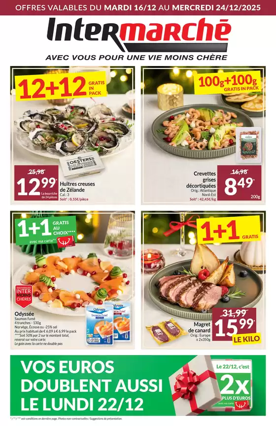 Catalogue Intermarché | Decouvrez notre folder du 16 12 25 - FR | 2025-12-16T00:00:00.000Z - 2025-12-24T00:00:00.000Z