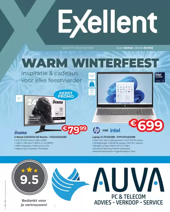 Catalogue Auva à Bruges | Eindejaar | 2025-12-12T00:00:00.000Z - 2025-12-31T00:00:00.000Z