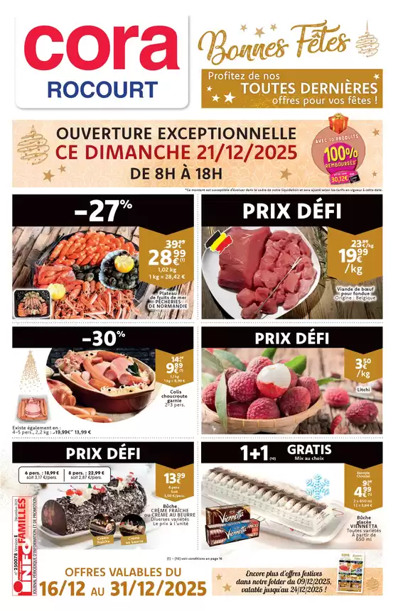Catalogue Cora à Anvers | Bons plans exclusifs | 2025-12-16T00:00:00.000Z - 2025-12-31T00:00:00.000Z