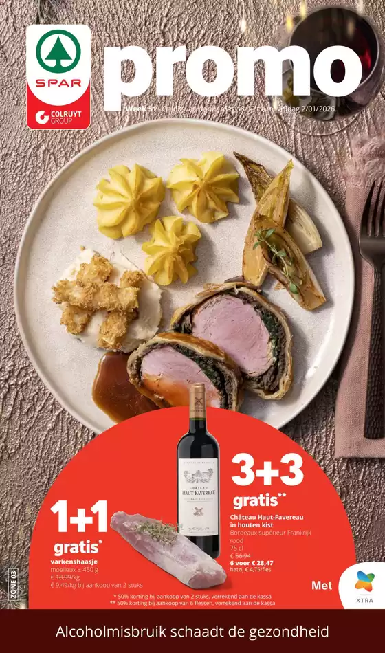 Catalogue SPAR à Namur | Nos meilleures offres pour vous | 2025-12-18T00:00:00.000Z - 2026-01-02T00:00:00.000Z