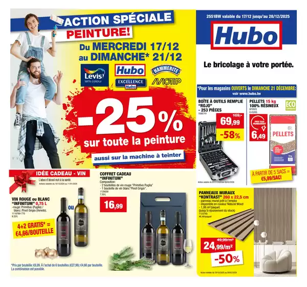 Catalogue Hubo à Fléron | Hubo Dépliant valable jusqu'au 28/12/2025 FR | 2025-12-17T00:00:00.000Z - 2025-12-28T00:00:00.000Z