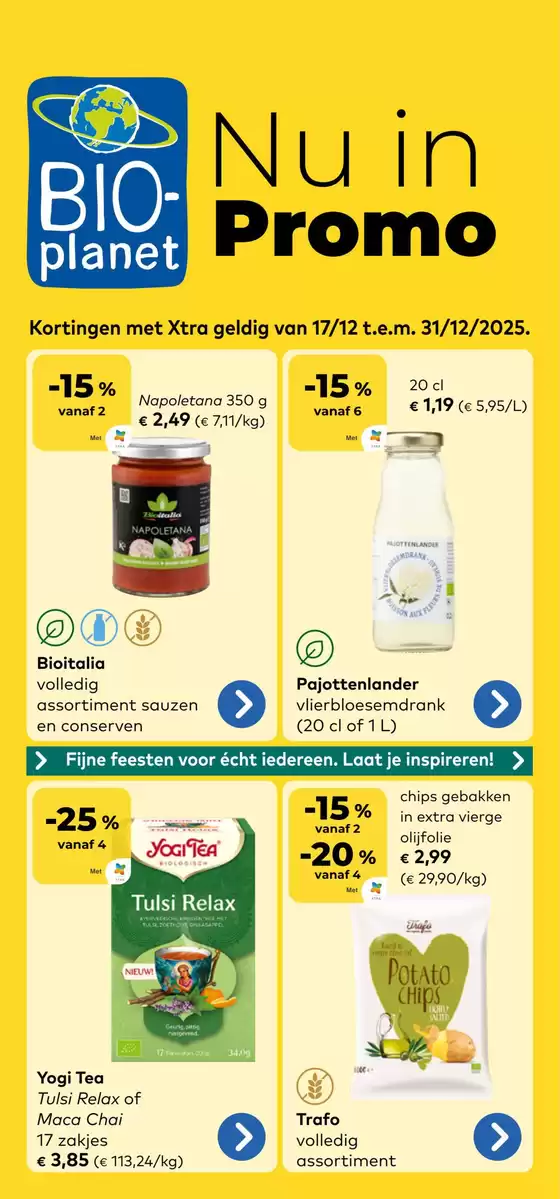 Catalogue Bio Planet à Beveren | Folder Bio Planet | 2025-12-17T00:00:00.000Z - 2025-12-31T00:00:00.000Z