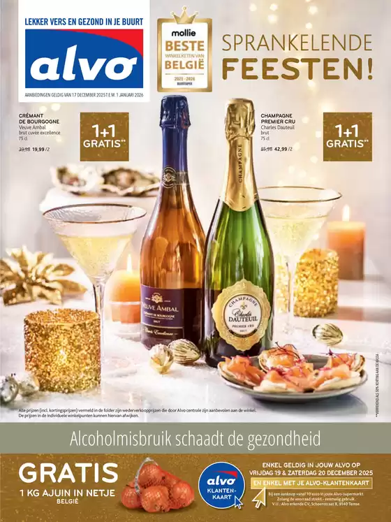 Catalogue Alvo | Alvo Onze folder,boordevol aanbiedingen - NL | 2025-12-17T00:00:00.000Z - 2026-01-01T00:00:00.000Z