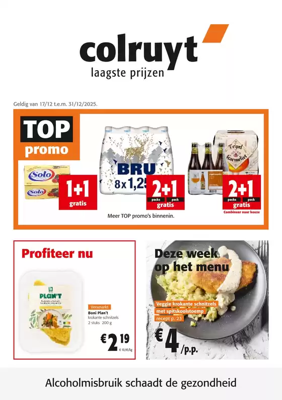 Catalogue Colruyt | Nouvelles offres à découvrir | 2025-12-17T00:00:00.000Z - 2025-12-31T00:00:00.000Z