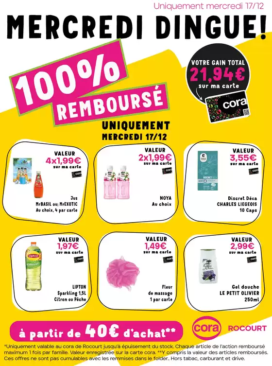 Catalogue Cora à Hoeselt | Nos meilleures bonnes affaires | 2025-12-17T00:00:00.000Z - 2025-12-17T00:00:00.000Z