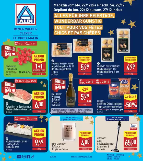 Catalogue Aldi à Thuin | Meilleures offres pour les acheteurs économes | 2025-12-22T00:00:00.000Z - 2025-12-27T00:00:00.000Z