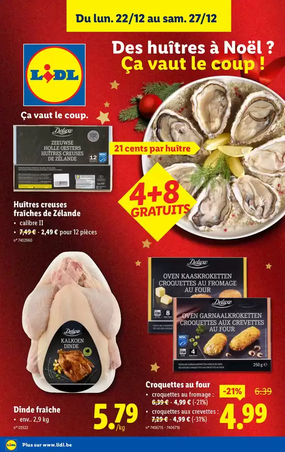 Catalogue Lidl à Lanaken | 22/12 - 31/12 | 2025-12-22T00:00:00.000Z - 2025-12-31T00:00:00.000Z