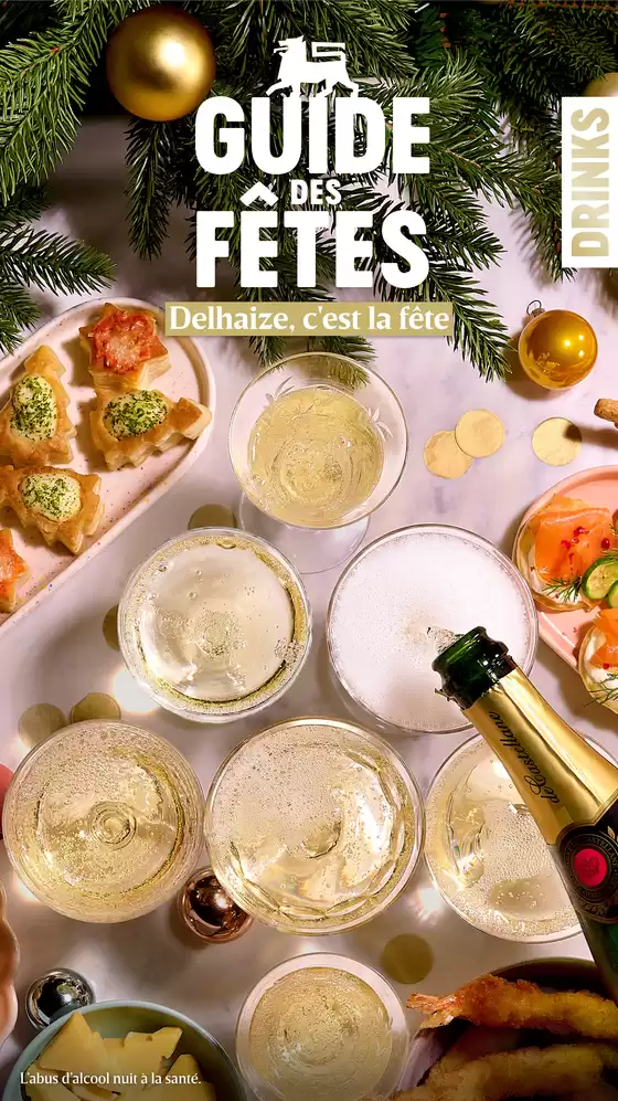 Catalogue AD Delhaize | Guide Des Fêtes - Drinks | 2025-12-18T00:00:00.000Z - 2025-12-31T00:00:00.000Z