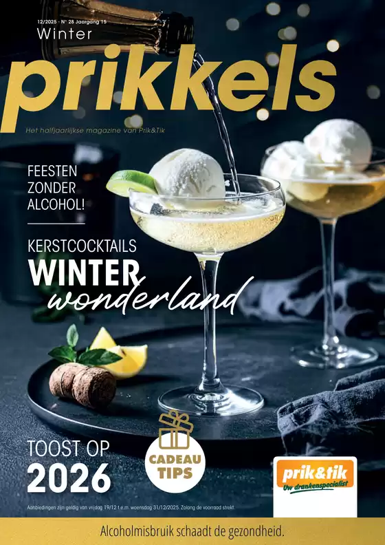 Catalogue Prik & Tik à Philippeville | Winter Wonderland | 2025-12-19T00:00:00.000Z - 2025-12-31T00:00:00.000Z