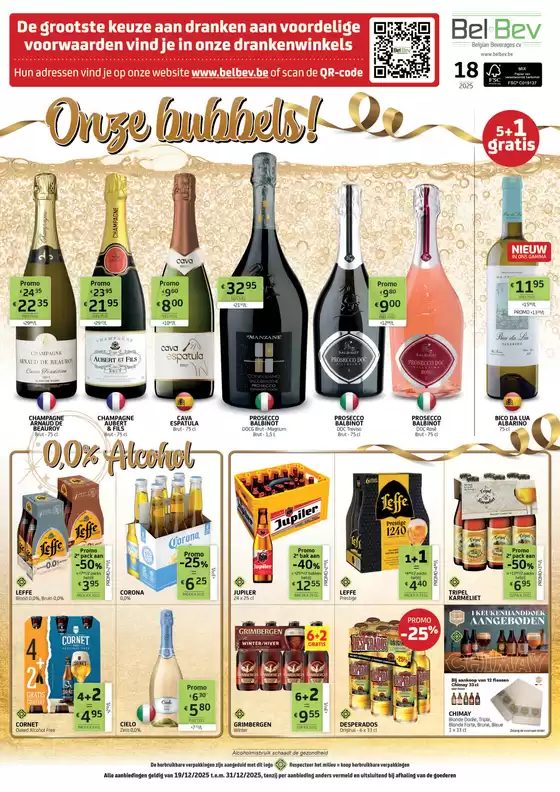Catalogue BelBev à Philippeville | Consumentenfolder NL | 2025-12-19T00:00:00.000Z - 2025-12-31T00:00:00.000Z
