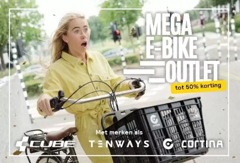 Catalogue Fietsenwinkel | Mega E-bike Outlet | 2025-12-22T00:00:00.000Z - 2026-01-12T00:00:00.000Z