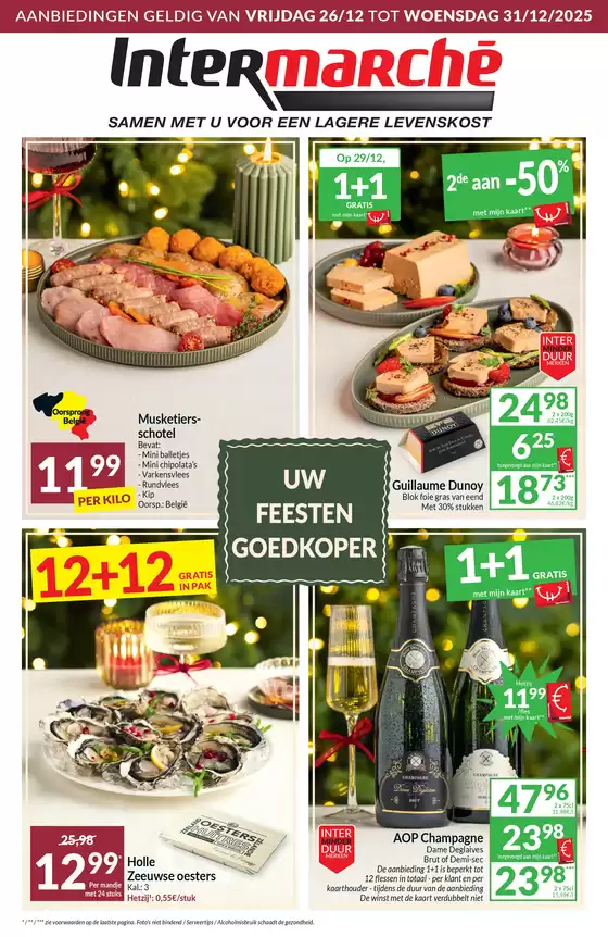 Catalogue Intermarché | Ontdek de folder van 26 12 25 - NL | 2025-12-26T00:00:00.000Z - 2025-12-31T00:00:00.000Z