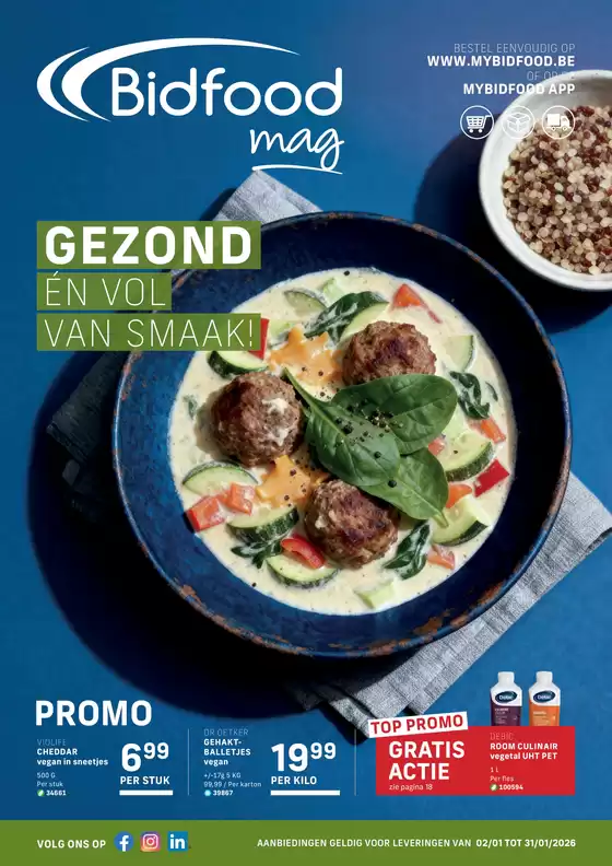 Catalogue Bidfood | Gezond Snacken | 2026-01-02T00:00:00.000Z - 2026-01-31T00:00:00.000Z
