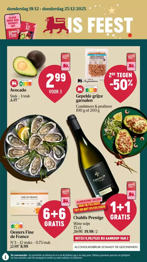 Catalogue AD Delhaize | Large sélection d'offres | 2025-12-18T00:00:00.000Z - 2026-01-01T00:00:00.000Z